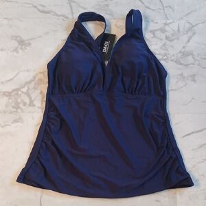 DACI Navy Blue V-Neck Women’s Tankini Top